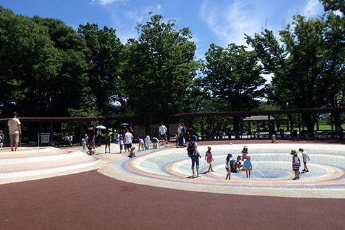 東村山中央公園 マイマイ池（じゃぶじゃぶ池）
